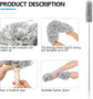 Microfiber Duster for Cleaning Telescopic Extension Long Pole Bendable Head, Scratch-Resistant Cover