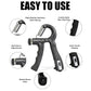 Premium Counter 10Kg To 60Kg Weight Adjustable Professional Counter Hand Gripper for Men & Women | Counter Hand Grip|Finger Exerciser|Power Gripper|Black Color|